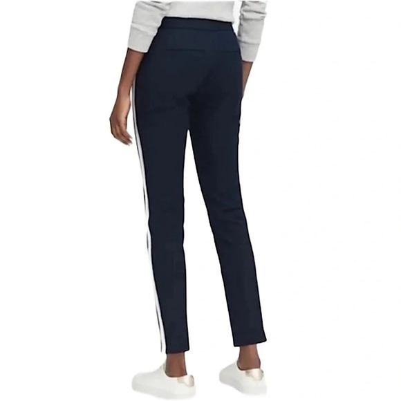 {Banana Republic} "Sloan" Ankle Slim Tapered Straight Leg Stretch Tuxedo Pants - Picture 2 of 6